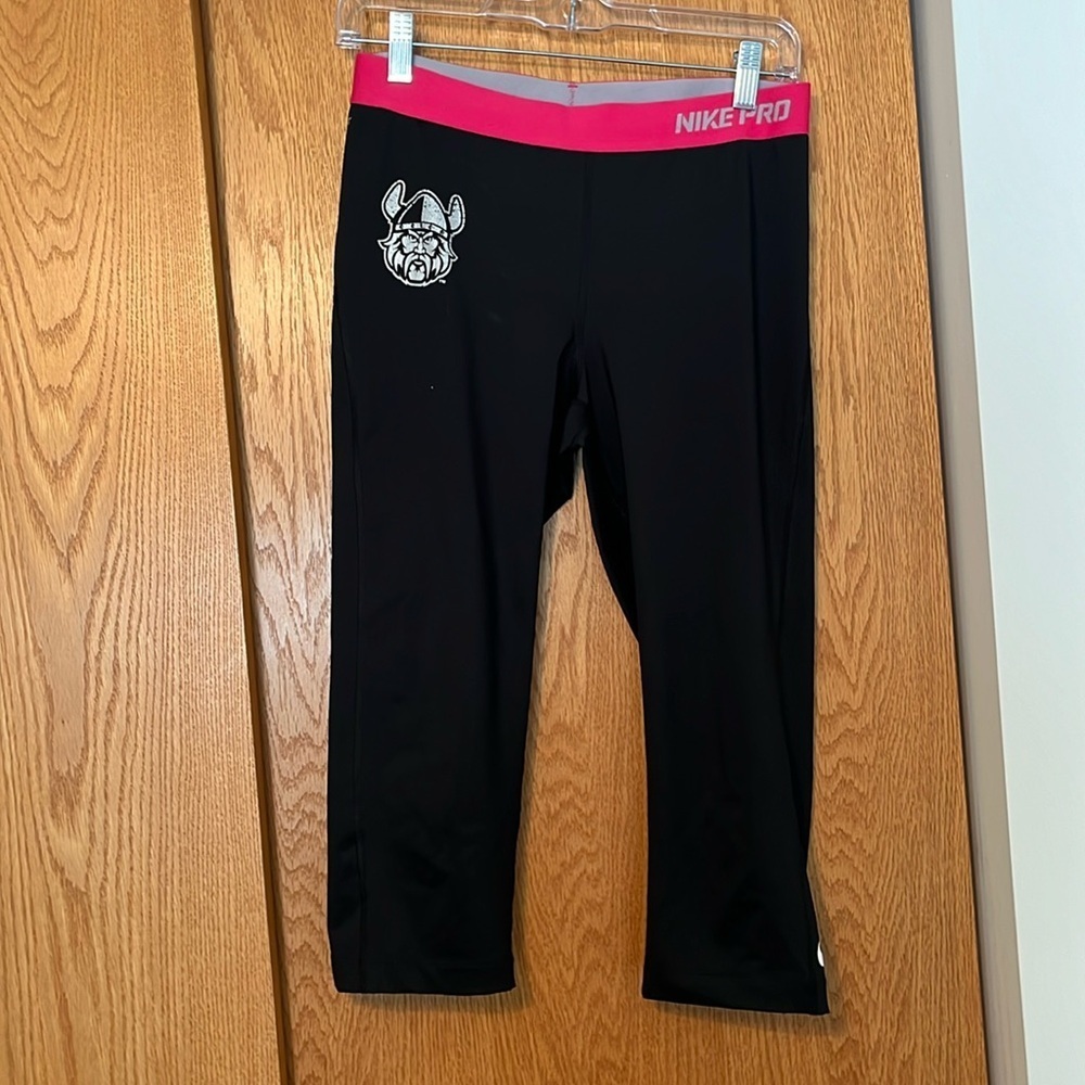 Cleveland State University Nike pro Capri leggings size medium